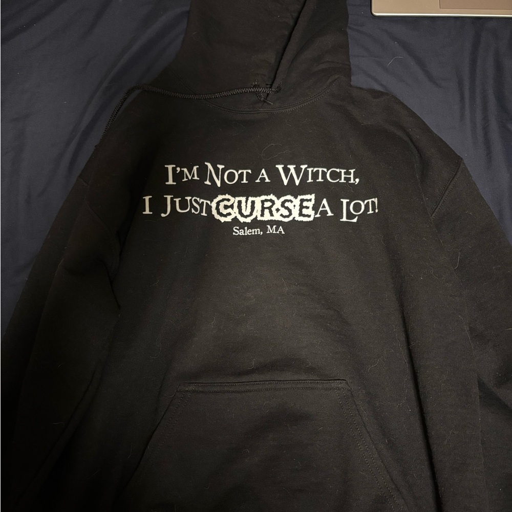 Gildan Black Graphic Hoodie